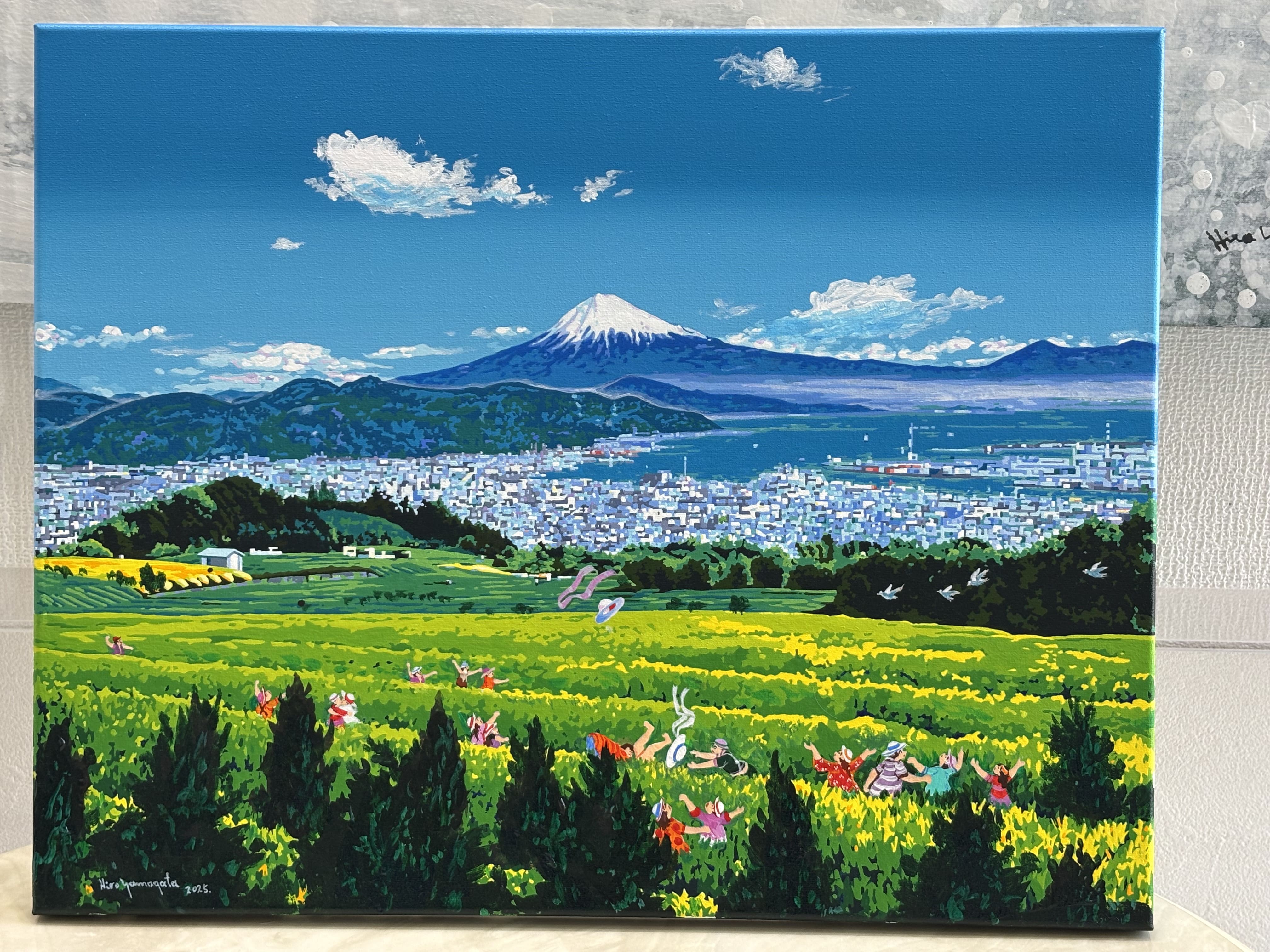 HIRO YAMAGATA EATHLY PARADISE 33×42 ㎝ Amazon.co.jp: Hiro Yamagata Painting Framed Poster EARTHLY